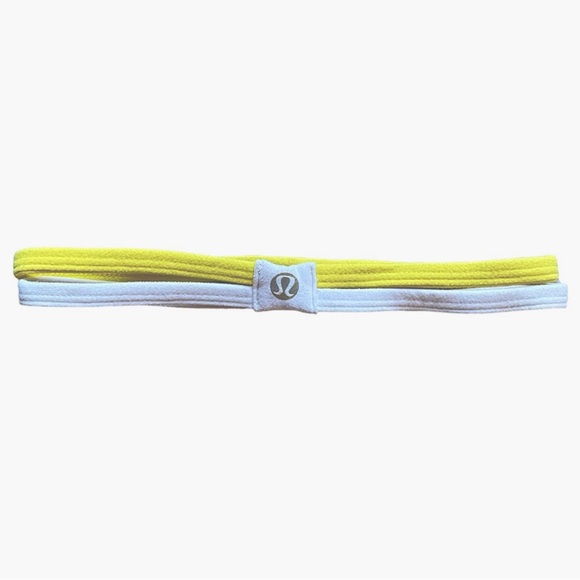 Lululemon Headband-Yellow/White - Picture 1 of 1